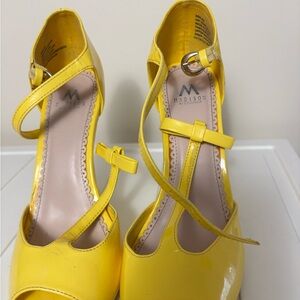 Madison Bright Yellow Heels